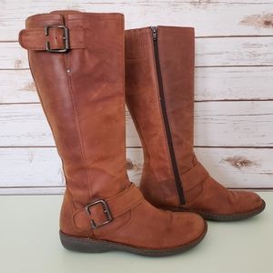 b.o.c Distressed Leather Boots